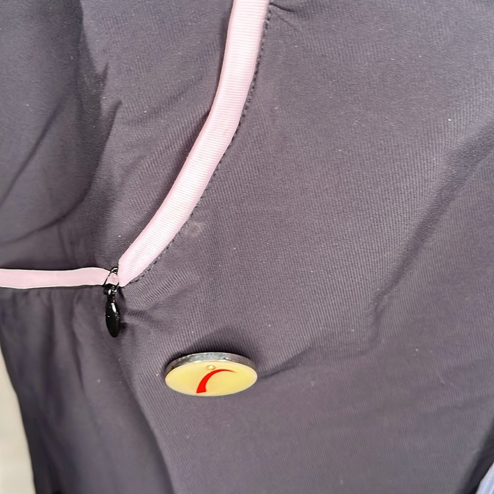 Women's Swingdish Black Jacket with pink accents. - Picture 5 of 8